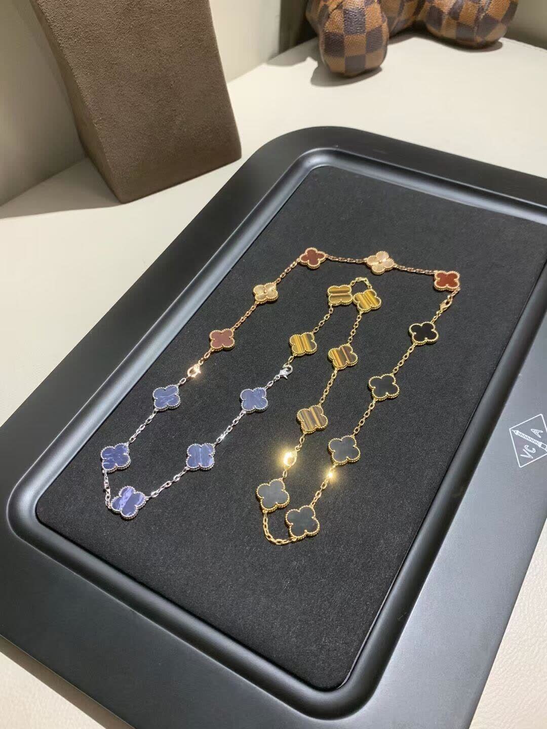 Van Cleef & Arpels Monogram Multicolore Necklace